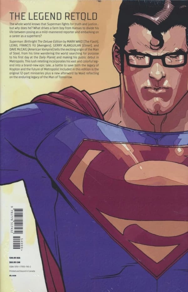 SUPERMAN BIRTHRIGHT: THE DELUXE EDITION (Hardback) – A collective work