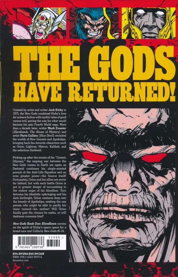 New Gods Book One: Bloodlines by Mark Evanier
