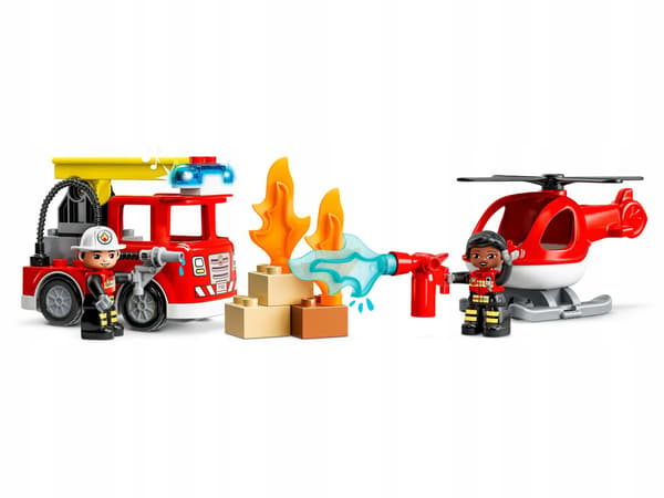 LEGO Duplo 10970 Fire Station and Helicopter