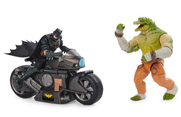 DC Comics, Batman Transforming Batcycle Battle Pack with Exclusive 10-cm Ki