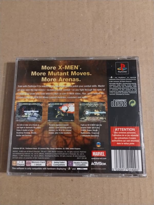 X-Men 2: Mutant Academy PS1 PSX PlayStation (PSX)