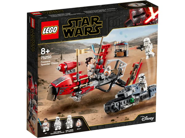 LEGO 75250 Star Wars – Speeder Chase, Rey, Stormtrooper, BB-8 Droid