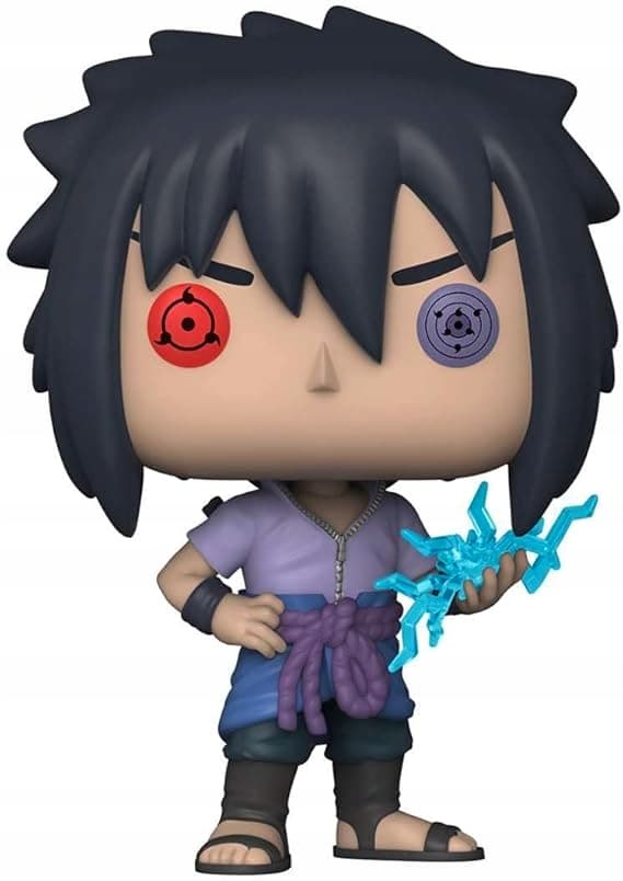 NARUTO SHIPPUDEN SASUKE UCHIHA RINNEGAN POP CHASE FIGURE WITH PROTECTIVE CASE