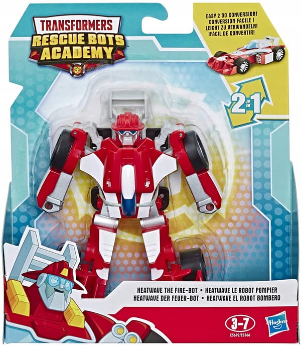 Heatwave figurine from Transformers Rescue Bots Academy