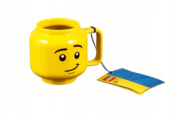 Original LEGO Ceramic Mug – Yellow Smile – Limited Edition – NEW