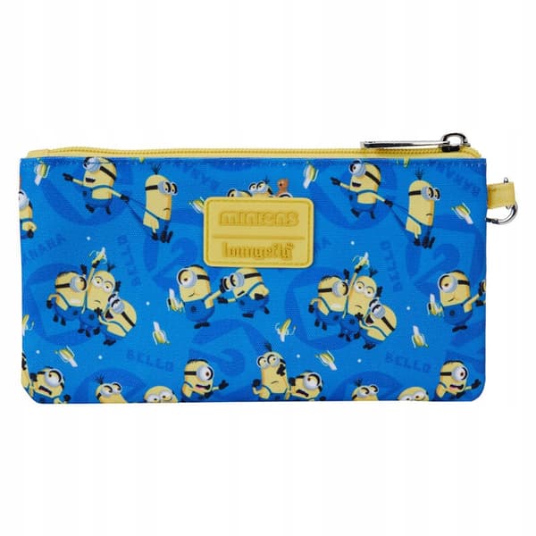 Loungefly – Minions Nylon Zipper Wrislet Wallet – Themed Crossover Wallet