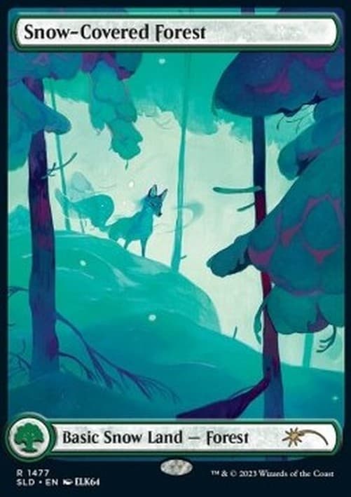 Magic: The Gathering Snow-Covered Forest