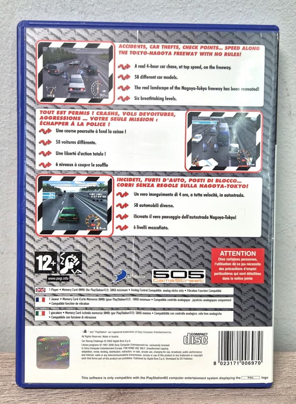Car Racing Challenge PS2 PlayStation 2 Boxed