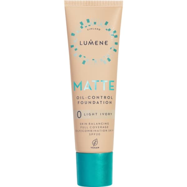 Lumene Matte oil control foundation 0 light ivory