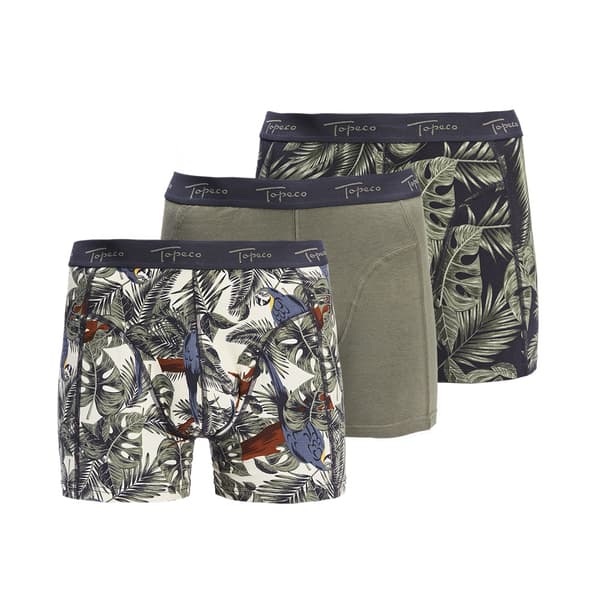 Topeco Regular boxer bomullsstretch 3-pack