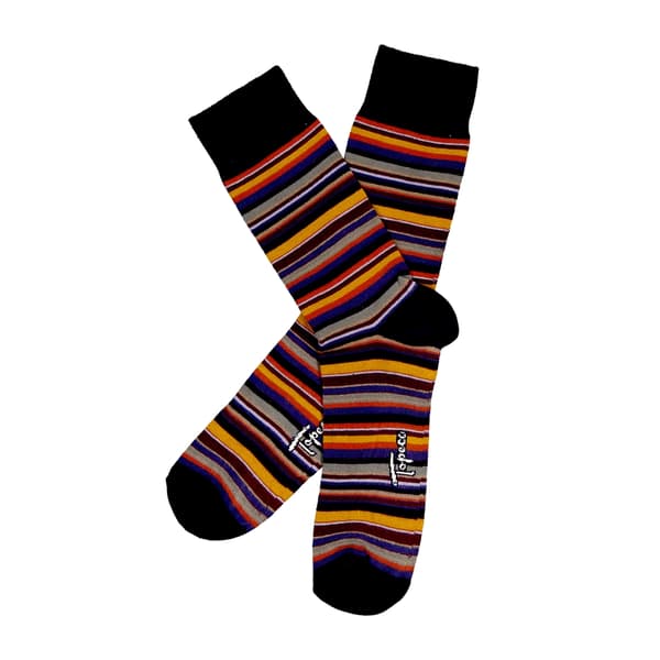 Topeco Strumpa Multistripe, bomull