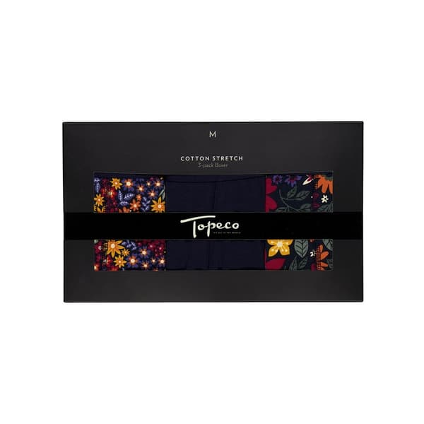 Topeco Regular boxer bomullsstretch 3-pack