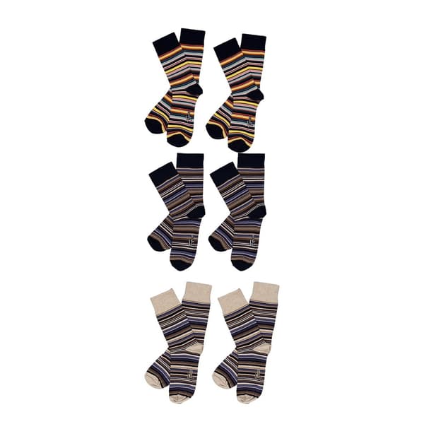 Topeco Strumpa Multistripe, bomull