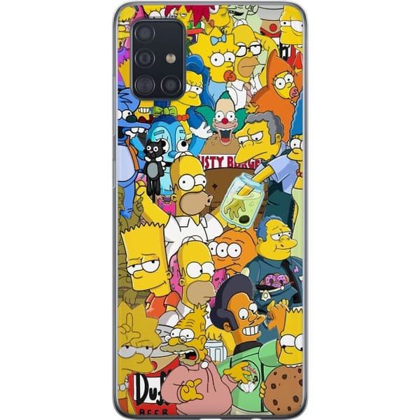 Kompatibelt Mobildeksel til Samsung Galaxy A51 Simpsons