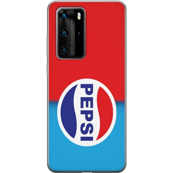 Kompatibelt Mobildeksel til Huawei P40 Pro Ikonisk Pepsi-design