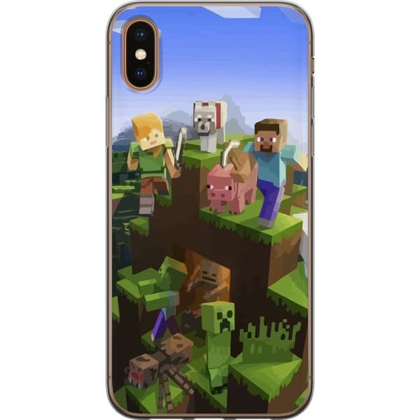 Kompatibelt Mobilskal till Apple iPhone XS MineCraft