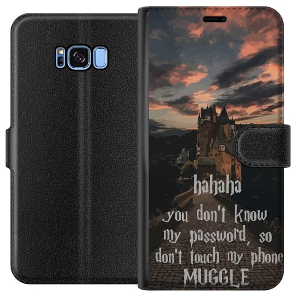 Kompatibelt Plånboksfodral till Samsung Galaxy S8 Harry Potter Text