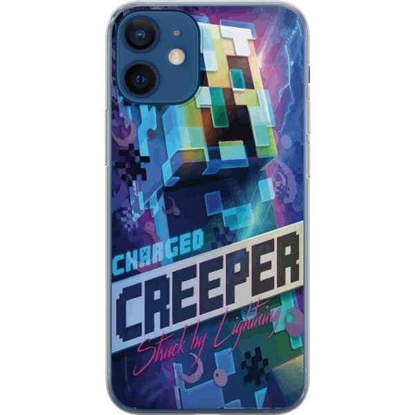 Yhteensopiva Puhelinkuori Apple iPhone 12 mini Minecraft Creeper