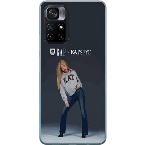 Kompatibelt Mobilskal till Xiaomi Poco M4 Pro 5G KATSEYE blond modebild