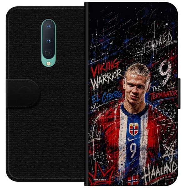 Kompatibelt Plånboksfodral till OnePlus 8 Erling Haaland graffiti