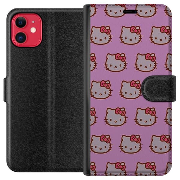 Kompatibelt Plånboksfodral till Apple iPhone 11 Hello Kitty