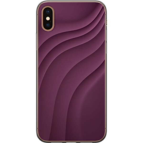Yhteensopiva Puhelinkuori Apple iPhone X Luumuliike