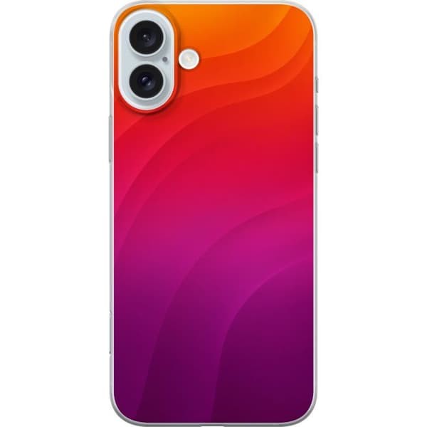 Kompatibelt Mobilskal till Apple iPhone 16 Plus Sunset Waves