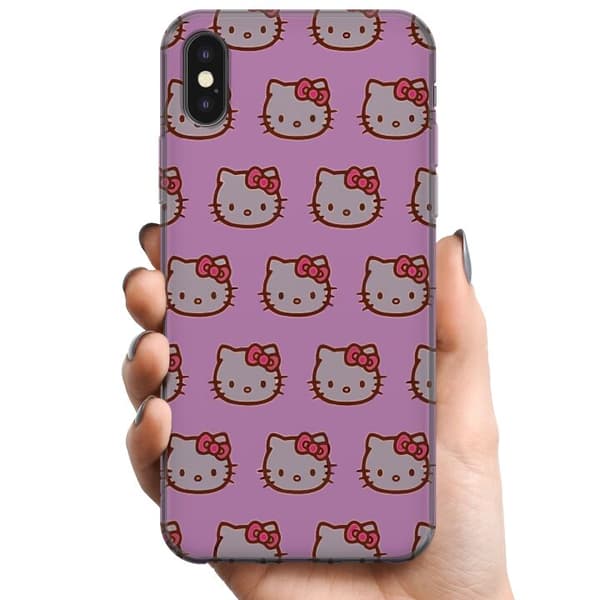 Kompatibelt Mobildeksel til Apple iPhone XS Hello Kitty