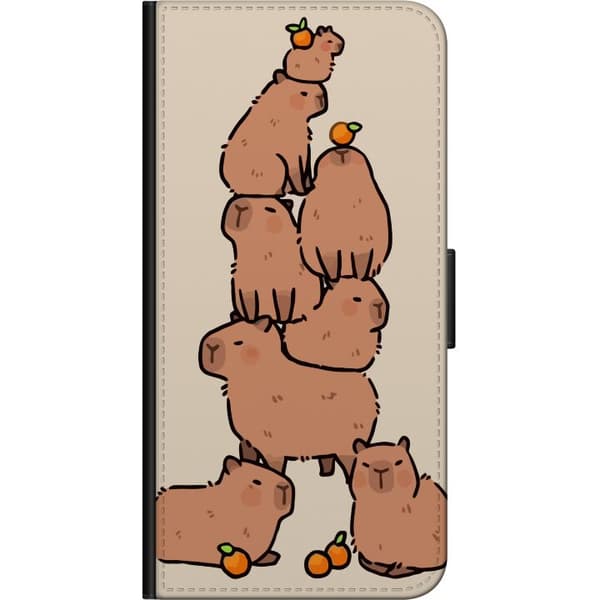 Kompatibel Tegnebogsetui til Motorola Moto G9 Play Kapybara