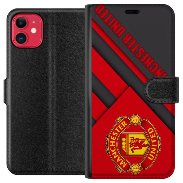 Kompatibelt Plånboksfodral till Apple iPhone 11 Manchester United