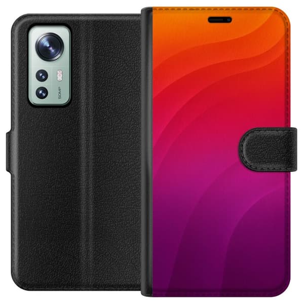 Kompatibel Tegnebogsetui til Xiaomi 12 Sunset Waves