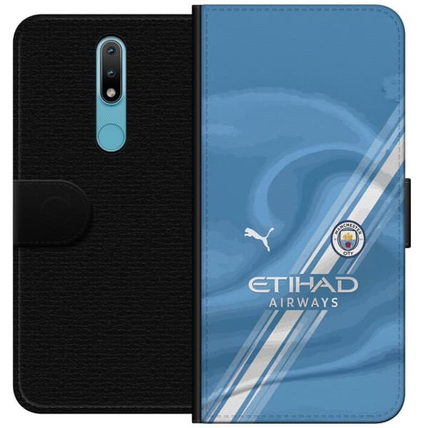 Kompatibelt Plånboksfodral till Nokia 2.4 logotyp