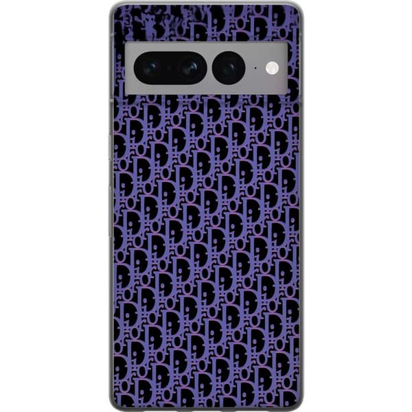 Kompatibelt Mobildeksel til Google Pixel 7 Pro Moderneluksuriøst monogram i stilrent design
