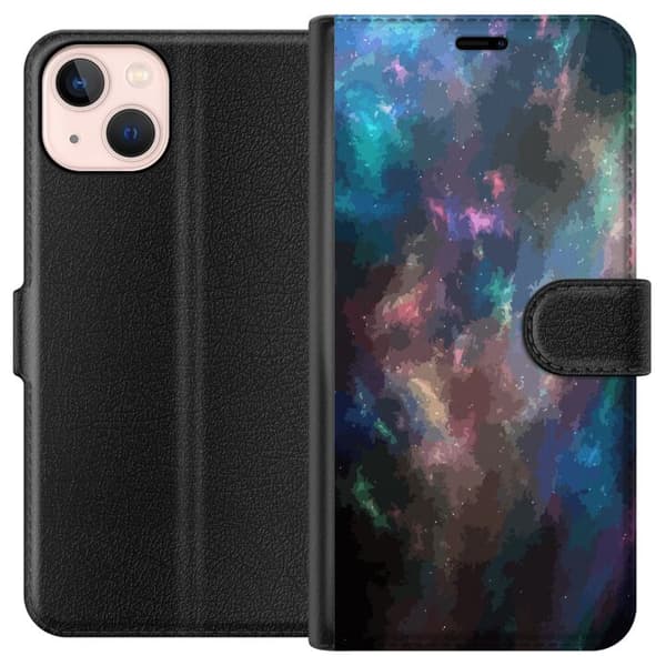 Kompatibelt Plånboksfodral till Apple iPhone 13 mini Galaxy Marmor