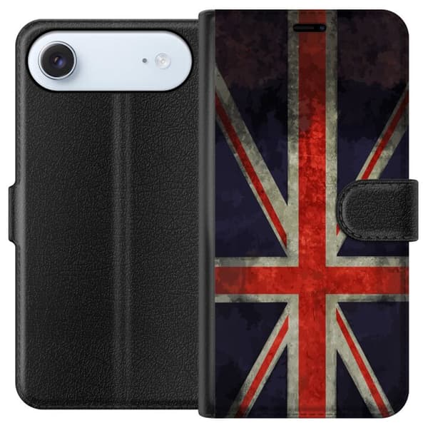 Kompatibelt Lommeboketui til Apple iPhone Air Britisk flagg med rustikk følelse