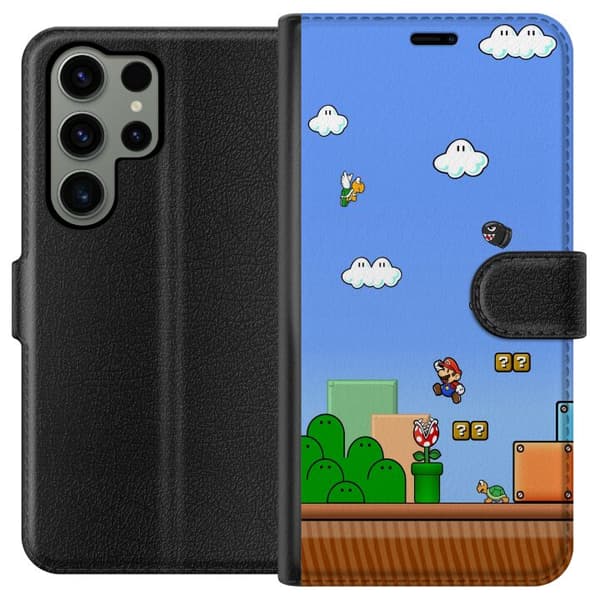 Kompatibelt Lommeboketui til Samsung Galaxy S23 Ultra Mario