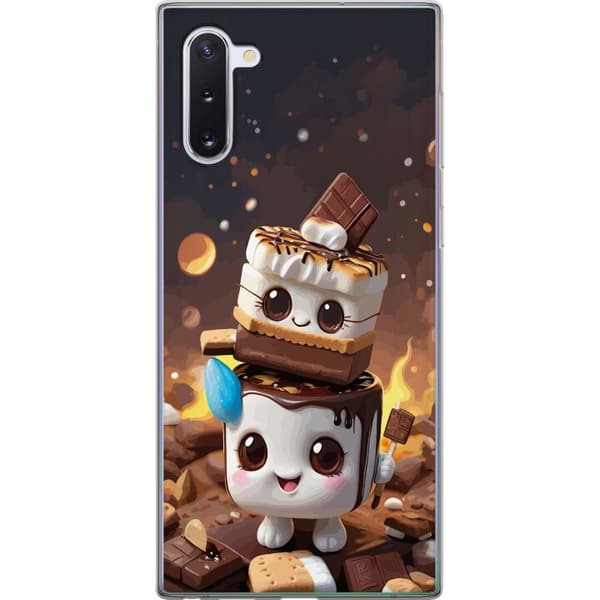 Kompatibelt Mobildeksel til Samsung Galaxy Note10 Søt dessertdesign med marshmallow