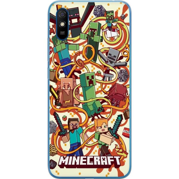Kompatibelt Mobilskal till Xiaomi Redmi 9A Minecraft