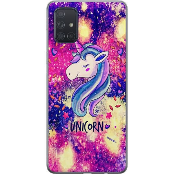 Kompatibelt Mobildeksel til Samsung Galaxy A71 Enhörning