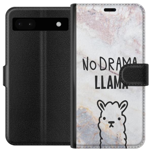 Kompatibelt Plånboksfodral till Google Pixel 6a Llama Marble