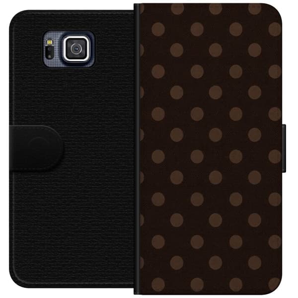 Kompatibel Tegnebogsetui til Samsung Galaxy Alpha Mokka Pop