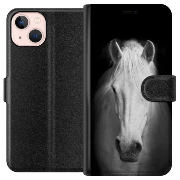 Kompatibelt Plånboksfodral till Apple iPhone 13 mini Häst