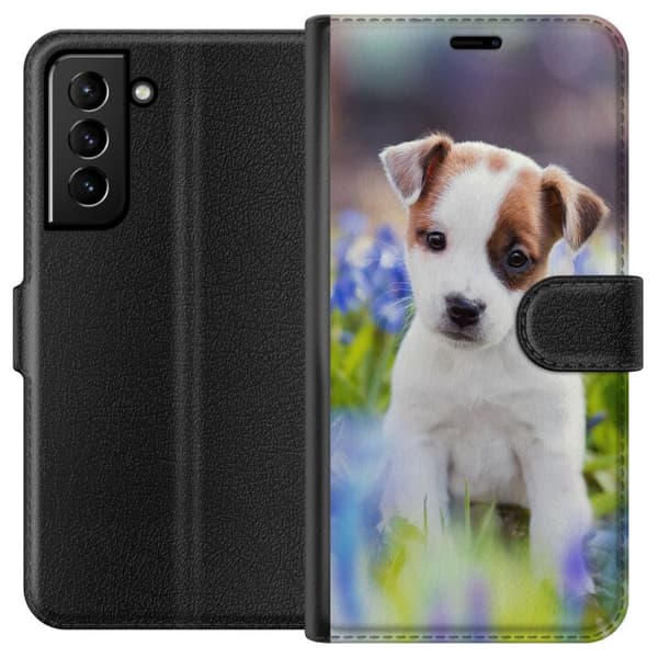 Kompatibel Tegnebogsetui til Samsung Galaxy S21+ 5G Hund