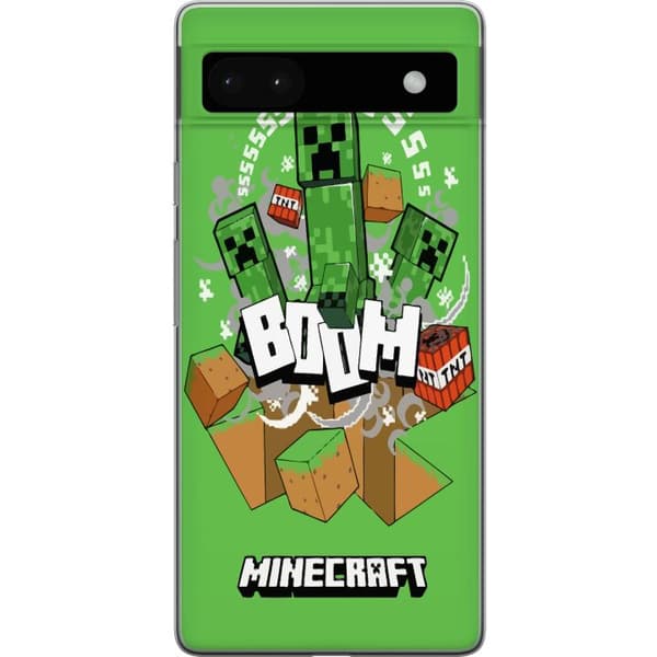 Kompatibelt Mobilskal till Google Pixel 6a Minecraft