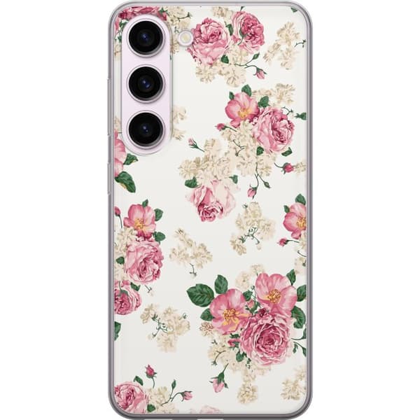 Kompatibel Mobilcover til Samsung Galaxy S23 Retro Blomster