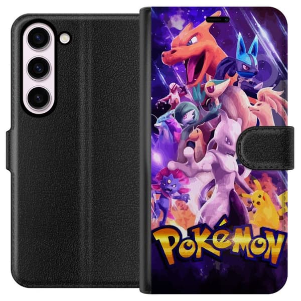 Kompatibel Tegnebogsetui til Samsung Galaxy S23 Pokémon