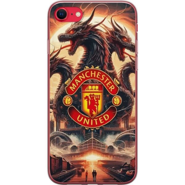 Kompatibelt Mobildeksel til Apple iPhone 8 Manchester United