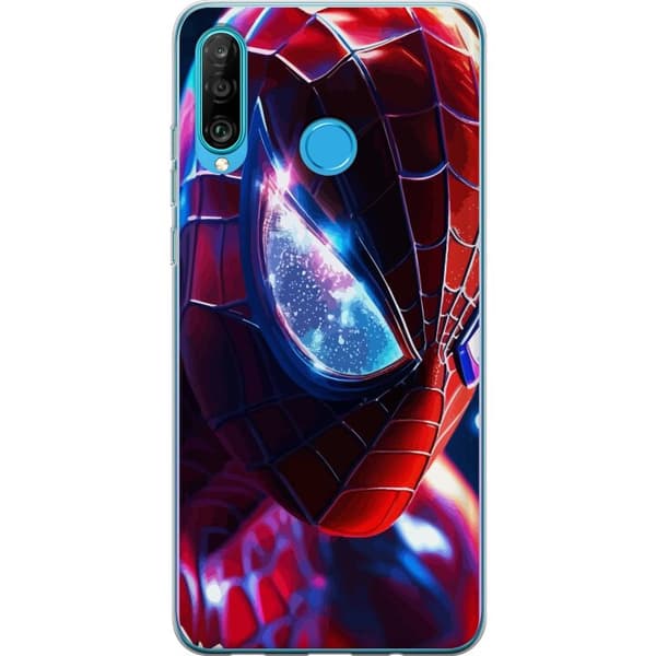 Kompatibelt Mobilskal till Huawei P30 lite Spiderman