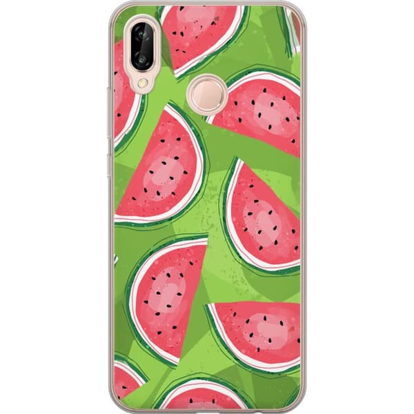 Kompatibelt Mobildeksel til Huawei P20 lite Vattenmelon