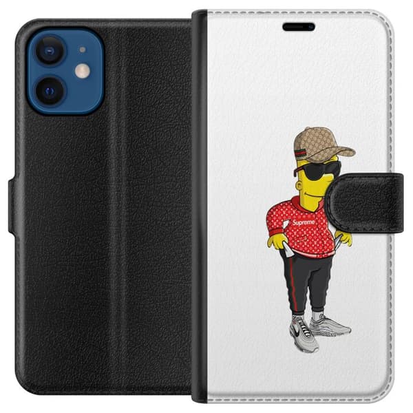 Kompatibelt Lommeboketui til Apple iPhone 12 Bart Simpsons SUP